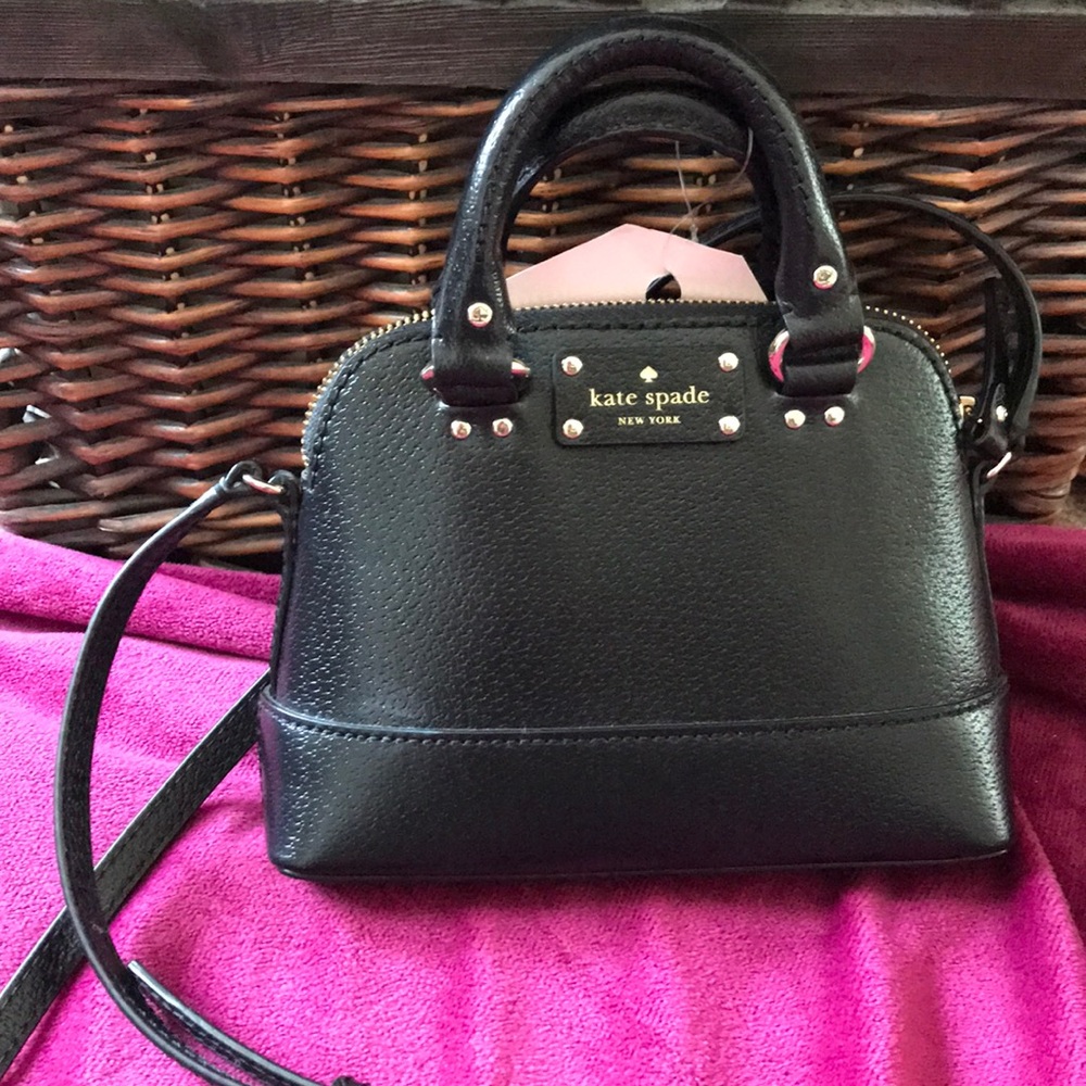 Black mini Kate Soade satchel